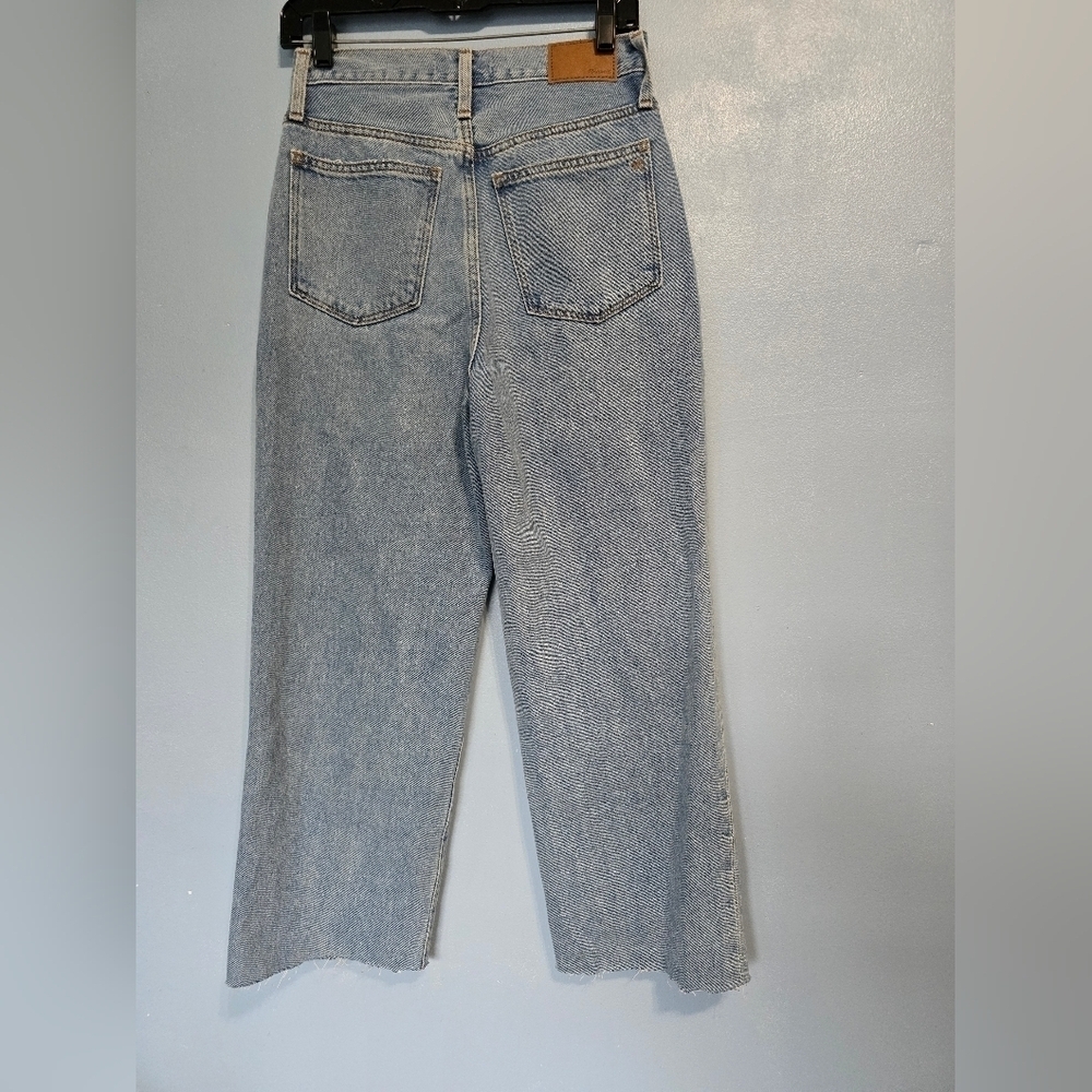Madewell Baggy Straight Jeans Size 25 Blue - Picture 2 of 10